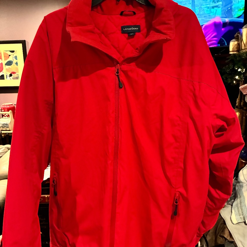 Land's End XL Red Jacket